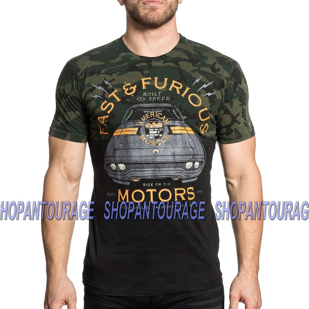 Fast & Furious By Affliction FF407 Men`s T-shirt